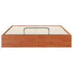 vidaXL Posteľový rám s úložným priestorom Vosková Hnedá 160 x 200 cm – Obrázok 6