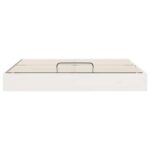 vidaXL Posteľový rám s úložným priestorom Biely 180 x 200 cm – Obrázok 5