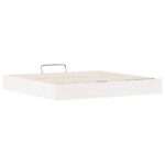 vidaXL Posteľový rám s úložným priestorom Biely 200 x 200 cm – Obrázok 7