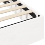 vidaXL Posteľový rám s úložným priestorom Biely 200 x 200 cm – Obrázok 8