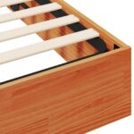 vidaXL Posteľový rám s úložným priestorom Vosková Hnedá 200 x 200 cm – Obrázok 10