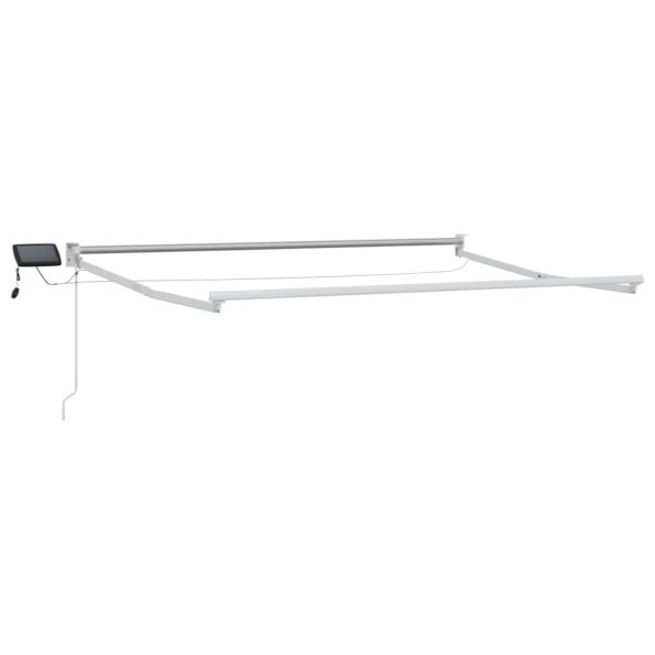 vidaXL Ručná vysúvacia markíza s LED 3,5 x 2,5 m – Obrázok 4