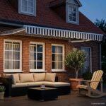 vidaXL Ručná vysúvacia markíza s LED Antracitová a biela 3,5 x 2,5 m – Obrázok 3