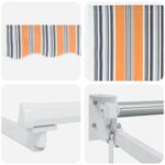 vidaXL Ručná vysúvacia markíza s LED 3,5 x 2,5 m – Obrázok 9