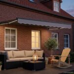 vidaXL Ručná vysúvacia markíza s LED 3,5 x 2 m 100% polyester a hliník – Obrázok 3