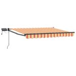 vidaXL Ručná vysúvacia markíza s LED Viacfarebný 3 x 2,5 m – Obrázok 2