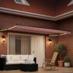 vidaXL Ručná vysúvacia markíza s LED 4 × 3 m 100% polyester a hliník – Obrázok 3