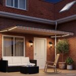 vidaXL Ručná vysúvacia markíza s LED 4,5 × 3 m 100% polyester a hliník – Obrázok 3