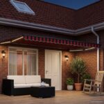 vidaXL Ručná vysúvacia markíza s LED 5 x 3 m 100% polyester a hliník – Obrázok 3