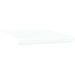 vidaXL Elektrická Retrakovateľná Markíza Biely 3,5 x 2 m – Obrázok 5