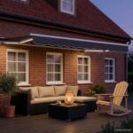 vidaXL Ručný rám markízy s LED Biela a antracitová 2,5 x 2 m – Obrázok 3