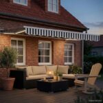 vidaXL Ručný rám markízy s LED Antracitová a biela 2,5 x 2 m – Obrázok 3