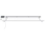 vidaXL Ručný rám markízy s LED Biely 3,5 x 2,5 m – Obrázok 7