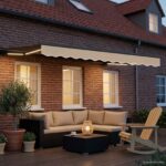 vidaXL Ručný rám markízy s LED Bežová a Antracit 3,5 x 2 m – Obrázok 3
