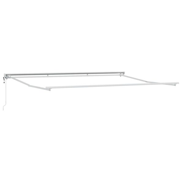 vidaXL Elektrická Retrakovateľná Markíza Antracitová a biela – Obrázok 3
