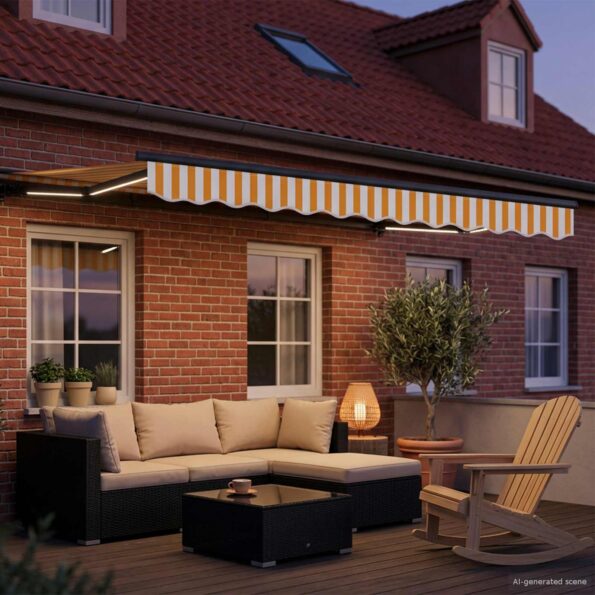 vidaXL Elektrická Retrakovateľná Markíza 2,5 x 2 m – Obrázok 3