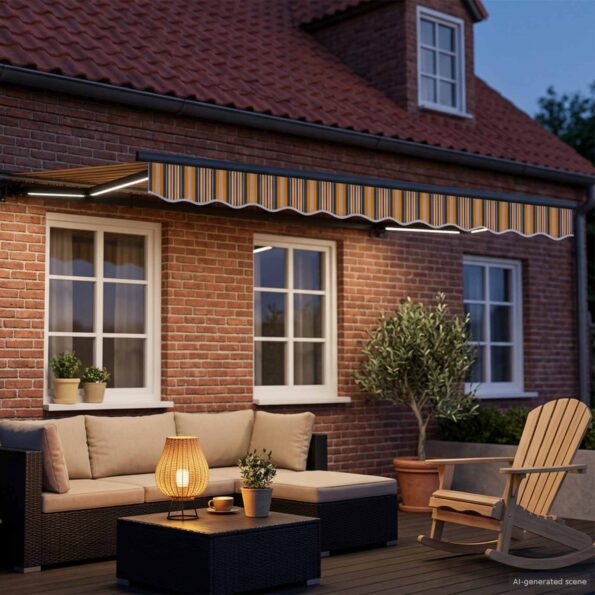 vidaXL Elektrická Retrakovateľná Markíza 3,5 x 2 m – Obrázok 3