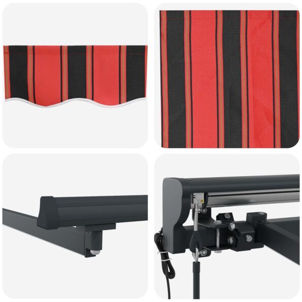 vidaXL Elektrická Retrakovateľná Markíza 5 × 3,5 m – Obrázok 9