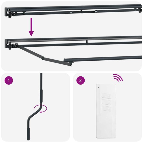 vidaXL Elektrická Retrakovateľná Markíza 5 × 3,5 m – Obrázok 9