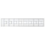 vidaXL Gabiónová vyvýšená posteľ 2 pcs Strieborná 340 x 60 x 55 cm – Obrázok 8