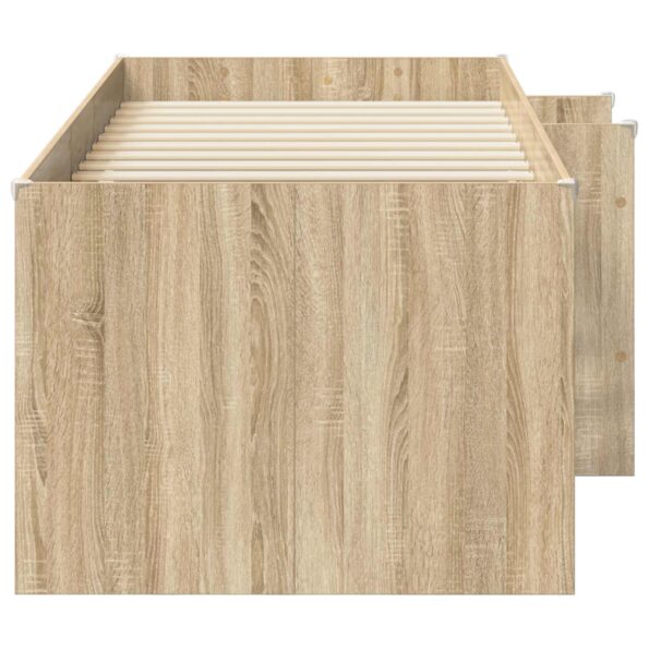 vidaXL Rám postele pre deti na vysokej posteli 2 pcs Sonoma – Obrázok 5