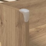 vidaXL Rám postele pre deti na vysokej posteli 2 pcs Dub artisan – Obrázok 8