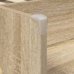 vidaXL Rám postele pre deti na vysokej posteli 2 pcs Sonoma – Obrázok 8