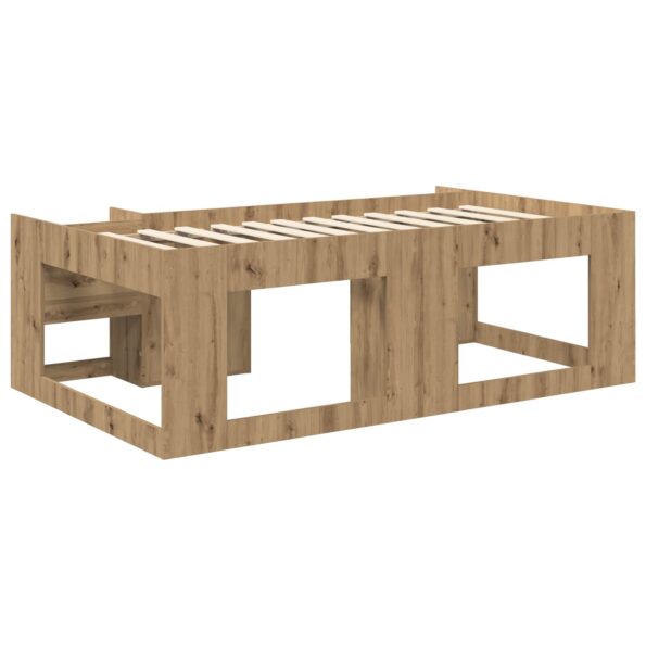 vidaXL Detská posteľová konštrukcia so skladovaním Dub artisan – Obrázok 5