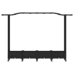 vidaXL Vyvýšený záhon s mriežkou a strechou Čierna 207 x 40 x 129 cm – Obrázok 4