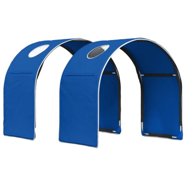 vidaXL Posteľ s Tunelom 4 pcs Biela a modrá Kompozitné drevo – Obrázok 5