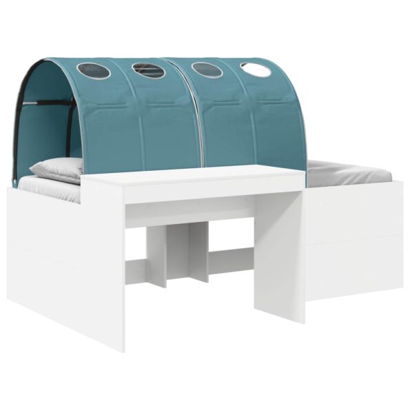 vidaXL Posteľ s tunelom 4 pcs Artisian dub a svetlo modrá – Obrázok 2