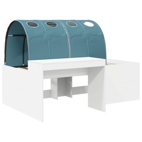 vidaXL Posteľ s tunelom 4 pcs Artisian dub a svetlo modrá – Obrázok 3