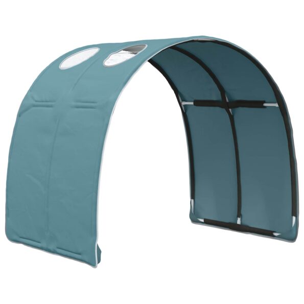vidaXL Posteľ s tunelom 4 pcs Artisian dub a svetlo modrá – Obrázok 5