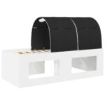 vidaXL Posteľ s tunelom 4 pcs Artisian dub a čierna Kompozitné drevo – Obrázok 8
