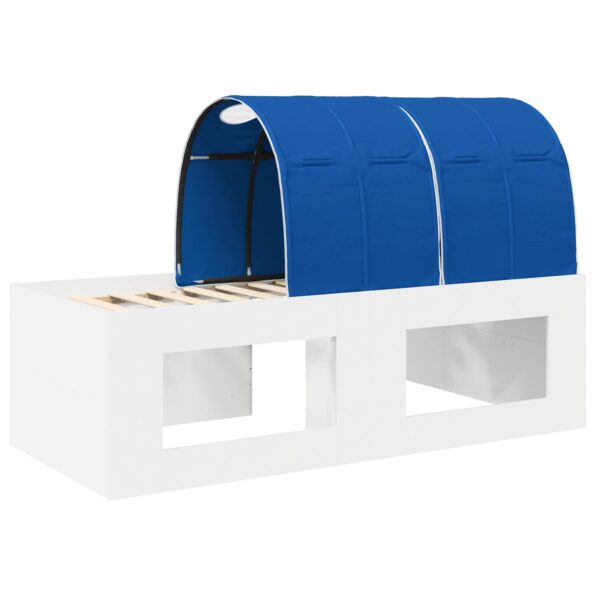 vidaXL Posteľ s Tunelom 4 pcs Biela a modrá Kompozitné drevo – Obrázok 8