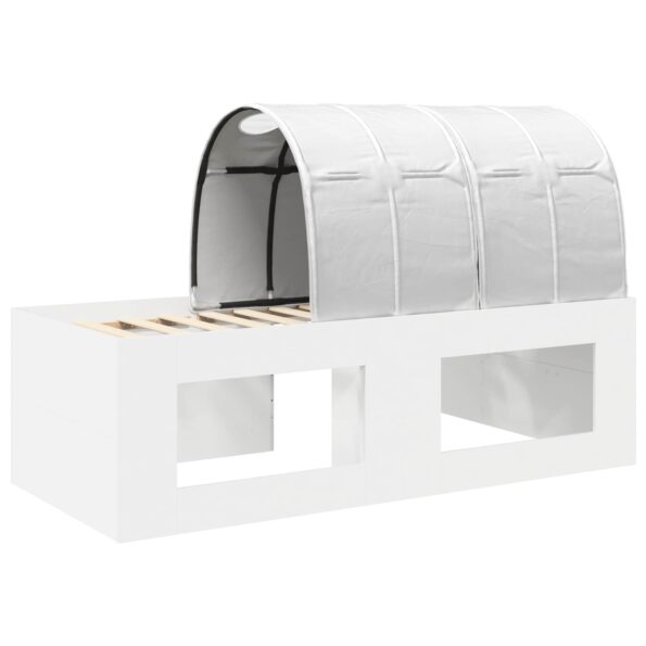 vidaXL Posteľ s Tunelom 4 pcs Biela Kompozitné drevo – Obrázok 8