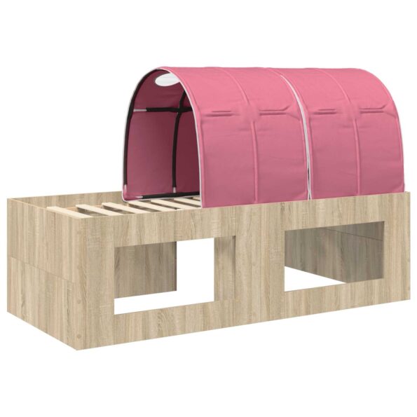 vidaXL Posteľ s Tunelom 3 ks Dub sonoma a ružová Kompozitné drevo – Obrázok 8