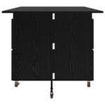 vidaXL Jedálenský stôl 2 pcs 140 x 80 x 77 cm Kompozitné drevo – Obrázok 7
