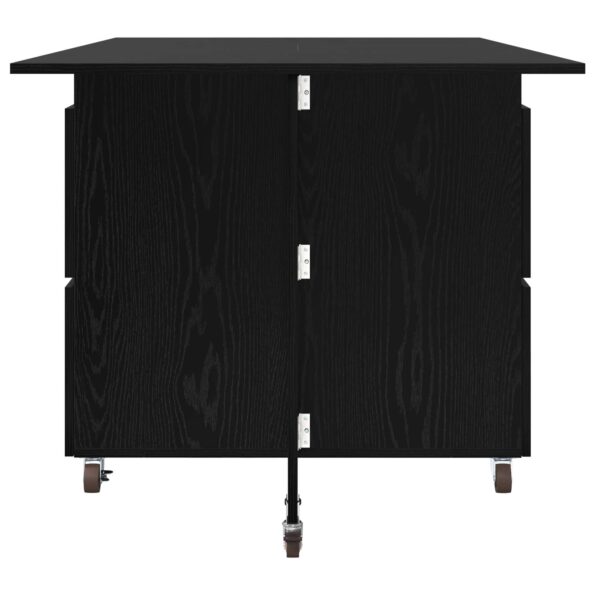 vidaXL Jedálenský stôl 2 pcs 140 x 80 x 77 cm Kompozitné drevo – Obrázok 7