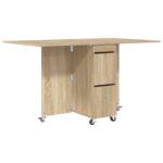 vidaXL Jedálenský stôl 2 pcs 140 x 80 x 77 cm Kompozitné drevo – Obrázok 2