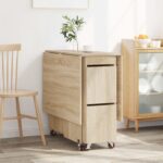 vidaXL Jedálenský stôl 2 pcs 140 x 80 x 77 cm Kompozitné drevo – Obrázok 4