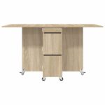 vidaXL Jedálenský stôl 2 pcs 140 x 80 x 77 cm Kompozitné drevo – Obrázok 6