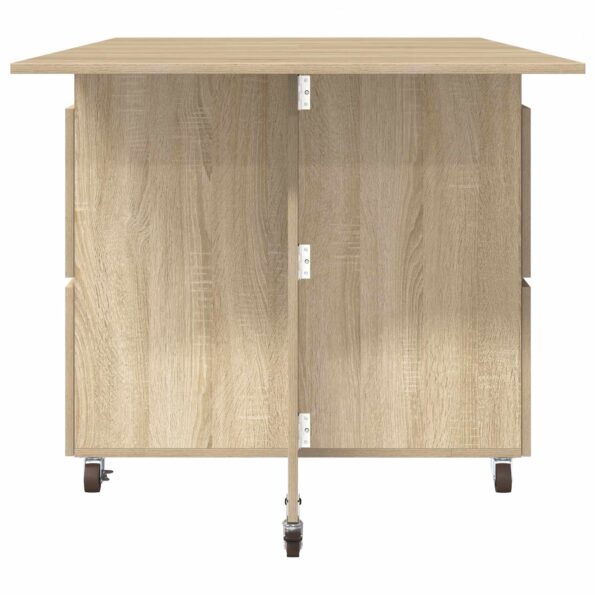 vidaXL Jedálenský stôl 2 pcs 140 x 80 x 77 cm Kompozitné drevo – Obrázok 7