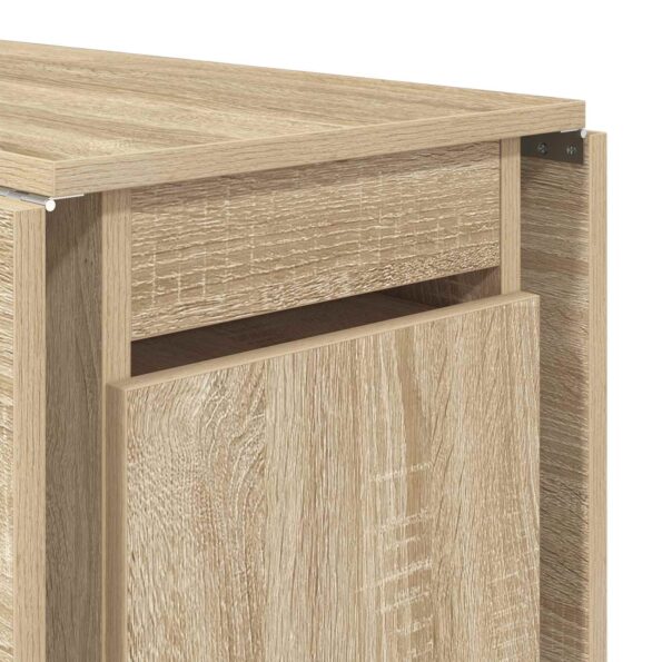 vidaXL Jedálenský stôl 2 pcs 140 x 80 x 77 cm Kompozitné drevo – Obrázok 9
