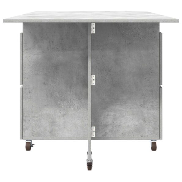 vidaXL Jedálenský stôl 2 pcs 140 x 80 x 77 cm Kompozitné drevo – Obrázok 7