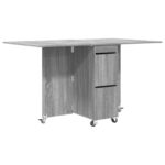 vidaXL Jedálenský stôl 2 pcs 140 x 80 x 77 cm Kompozitné drevo – Obrázok 2