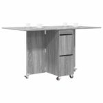 vidaXL Jedálenský stôl 2 pcs 140 x 80 x 77 cm Kompozitné drevo – Obrázok 3