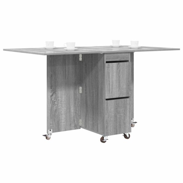 vidaXL Jedálenský stôl 2 pcs 140 x 80 x 77 cm Kompozitné drevo – Obrázok 3