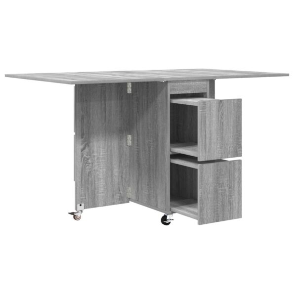vidaXL Jedálenský stôl 2 pcs 140 x 80 x 77 cm Kompozitné drevo – Obrázok 5