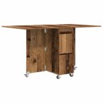 vidaXL Jedálenský stôl 2 pcs 140 x 80 x 77 cm Kompozitné drevo – Obrázok 2